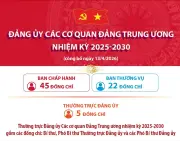 Đảng ủy các cơ quan Đảng Trung ương nhiệm kỳ 2025-2030: Định hướng và thách thức