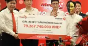 Nhân viên văn phòng Gen Z tại TP.HCM trúng Jackpot Mega 6/45 gần 80 tỷ đồng