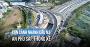 Nhánh cầu vượt N3 cửa ngõ phía Đông TP.HCM sắp thông xe vào dịp 30/4