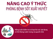 Nâng cao ý thức phòng bệnh sốt xuất huyết trong cộng đồng