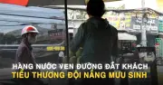 Nắng nóng 40 độ C ở TP.HCM: Cơn khát tạo sinh kế, tiểu thương bán nước mía, dừa tươi đắt hàng