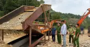 Đà Nẵng triệt phá điểm khai thác vàng trái phép tại xã Trà Vân