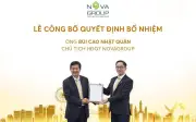 NovaGroup Bổ Nhiệm Nhân Sự Cấp Cao, Ông Bùi Cao Nhật Quân Làm Chủ Tịch HĐQT