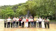 Đoàn phim 'Thám tử Kiên' ghi hình tại Phong Nha-Kẻ Bàng, Quảng Trị