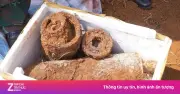 Phát Hiện Đầu Đạn 105mm Và Phụ Tùng Xe Tăng Khi Đào Móng Xây Nhà Ở Lâm Đồng