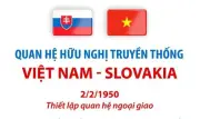 Quan hệ hữu nghị truyền thống Việt Nam - Slovakia tiếp tục phát triển mạnh mẽ
