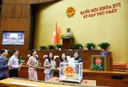 Quốc hội phê chuẩn bổ nhiệm thẩm phán Tòa án Nhân dân Tối cao khóa XVI