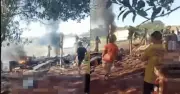 Rơi máy bay chở tiền tại Paraguay, hàng chục người dân vơ vét hiện trường