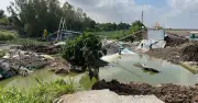 Sạt lở ao cá tra ở Đồng Tháp gây thiệt hại hơn 7,5 tỉ đồng