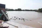 Sạt lở nghiêm trọng trên kênh Xáng Bạc Liêu - Cà Mau, đe dọa an toàn dân cư