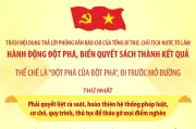 Thể chế là đột phá của đột phá, mở đường cho phát triển bền vững