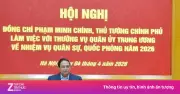 Thủ tướng Phạm Minh Chính làm việc với Thường vụ Quân ủy Trung ương về nhiệm vụ quân sự, quốc phòng