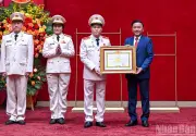 Thường trực Ban Bí thư Trần Cẩm Tú dự lễ kỷ niệm 80 năm An ninh nội địa