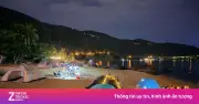 Tháo dỡ lều trại qua đêm trái phép trên bán đảo Sơn Trà