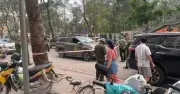 Tài xế bị tấn công bằng dao ở Linh Đàm, công an Hà Nội phong tỏa hiện trường điều tra