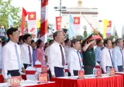 Tổng Bí thư, Chủ tịch nước dự Lễ thượng cờ thống nhất non sông