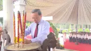 Tổng Bí thư, Chủ tịch nước Tô Lâm dâng hương tại Nghĩa trang Liệt sĩ Tân Biên, Tây Ninh