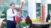 Tổng Bí thư, Chủ tịch nước Tô Lâm tưởng niệm các Anh hùng Liệt sĩ tại Tây Ninh