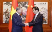 Tổng Bí thư Tô Lâm và Chủ tịch Vương Hộ Ninh thúc đẩy quan hệ Việt - Trung