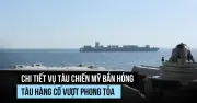 Tướng Mỹ kể chi tiết vụ bắn hạ tàu hàng mang cờ Iran có vượt phong tỏa