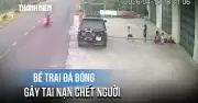 Vụ bé trai đá bóng gây tai nạn chết người: Công an điều tra nguyên nhân
