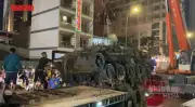 Video cứu xe tăng bị chôn vùi trên bãi biển Quy Nhơn