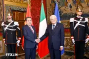 Việt Nam và Italy nhất trí tăng cường hỗ trợ lẫn nhau tại các tổ chức quốc tế