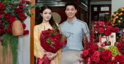 Văn Thành và bạn gái hotgirl khoe ảnh đầm lộng lẫy, lung linh đêm tiệc