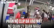 Xác minh clip người đàn ông đá vào mặt nữ quản lý quán nhậu ở Nha Trang