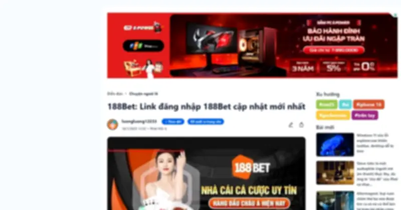 Các trang web lậu lợi dụng quảng cáo cờ bạc để thu lợi bất chính