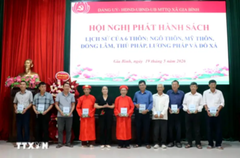 Ra mắt sách về các địa phương di dời phục vụ dự án Cảng hàng không Quốc tế Gia Bình