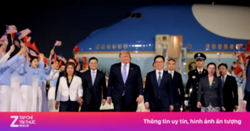 Tổng thống Trump tới Bắc Kinh, bắt đầu thăm chính thức Trung Quốc