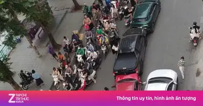 7 ô tô va chạm liên hoàn trên đường Kim Ngưu, Hà Nội