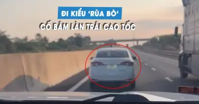 Bức xúc tài xế ô tô chạy chậm bám làn trái cao tốc Dầu Giây - Phan Thiết