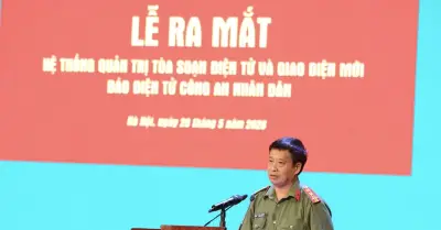 Báo Công an Nhân dân ra mắt hệ thống quản trị tòa soạn điện tử và giao diện mới