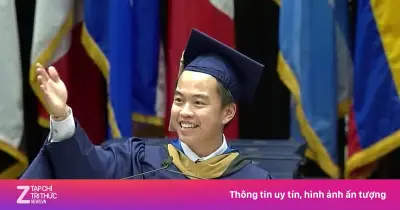 Chàng trai Việt hát 'Ước mơ của mẹ' trong lễ tốt nghiệp ở Mỹ gây xúc động
