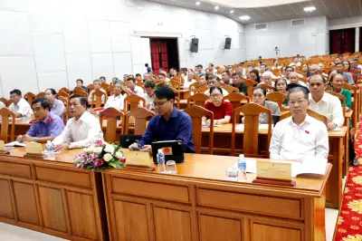 Chánh án TAND Tối cao tiếp xúc cử tri tại Lâm Đồng