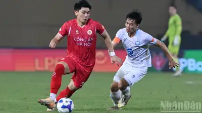 Công an Hà Nội thắng nghẹt thở Nam Định 3-2, tiến gần chức vô địch V-League