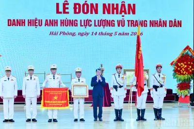 Công an Hải Phòng đón nhận danh hiệu Anh hùng Lực lượng vũ trang nhân dân