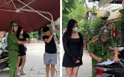 Công an phường Yên Hoà xử lý triệt để vi phạm vỉa hè, trả lại không gian sạch đẹp