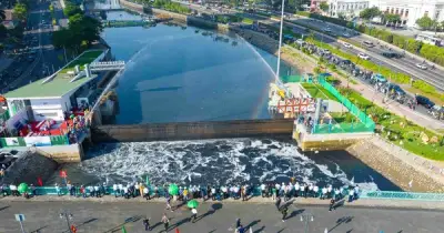 Cống ngăn triều Bến Nghé vận hành thử, dự án 10.000 tỷ đồng sắp về đích