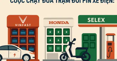 Cuộc đua hạ tầng đổi pin xe điện tại Việt Nam: VinFast, Selex, Honda-LG và những ẩn số