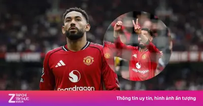 Cunha mừng hụt cột mốc kiến tạo của Fernandes trong trận MU thắng Liverpool