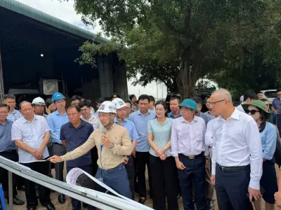 Dự án mở rộng Quốc lộ 2 Vĩnh Yên-Việt Trì chậm tiến độ vì giải phóng mặt bằng