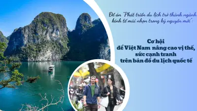 Du lịch Việt Nam bước vào kỷ nguyên mới với đề án phát triển kinh tế mũi nhọn