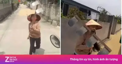 Hà Tĩnh: Phụ nữ phơi lúa lấn đường, dùng cào tấn công tài xế
