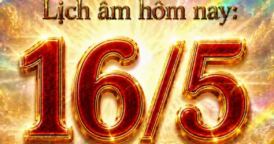 Hôm nay 16/5 âm lịch là ngày cuối tháng 3, Quốc tế Ánh sáng