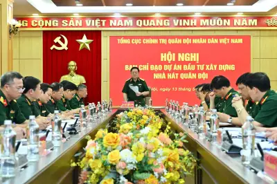 Đại tướng Nguyễn Trọng Nghĩa chỉ đạo xây dựng Nhà hát Quân đội đạt chuẩn quốc tế
