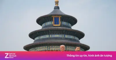 Khách đổ về nơi ông Tập và ông Trump chụp ảnh tại Thiên Đàn