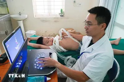 Khám sàng lọc bệnh tim miễn phí cho trẻ em vùng cao
